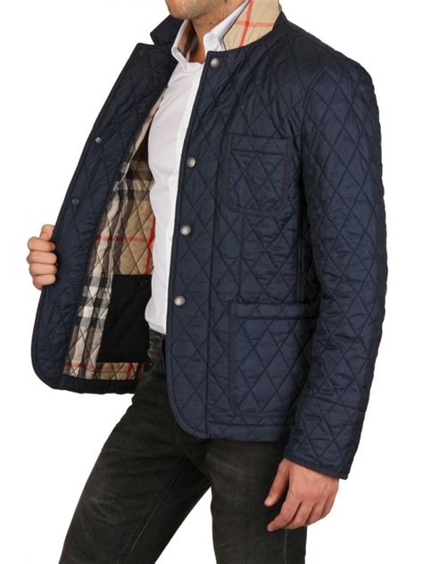 burberry puff vest blue quilted men's|Burberry puffer jacket men.